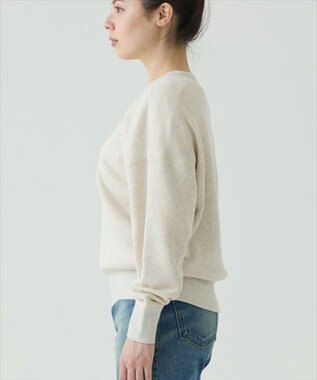 caqu ふわとろスウェットシャツ ivory