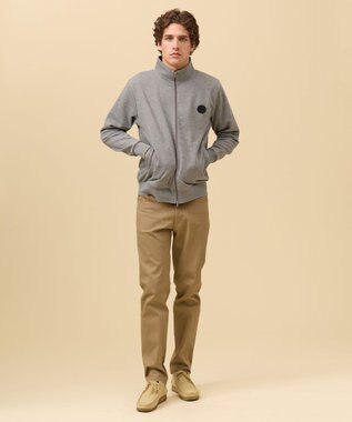 J.PRESS MEN オーバルワンポイント トラックジャケット グレー系