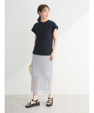 Green Parks ・Ｐｅｔｉｔ　Ｆｌｅｕｒ　リブフレンチＴＥＥ Black