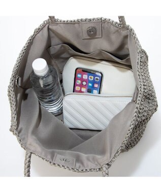 UNBILLION カシュカシュ cachecache / ベーシッククロッシェトート カゴバッグ GY