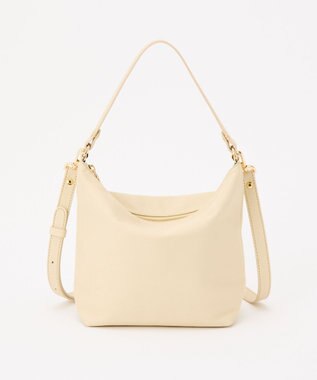 russet ソフトレザーシンプルショルダーバッグ (CE-1328-WEB) CreamBE