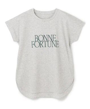 UNFILO 【新色追加】BEAUTY FORM-Tコットン ロゴフレンチT [NEW]ライトグレー