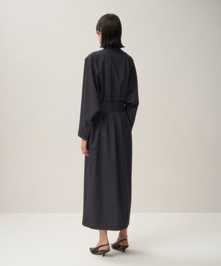 ATON TECHNO WOOL TWILL | ドレスコート CHARCOAL GRAY