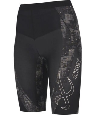 CW-X 【WOMEN】 CW-X レディース スポーツタイツ ハーフ(ひざ上丈) 下半身サポート(股関節・腰・おしり・ふともも) マラソン 球技 HZY695 /ワコール シルバーグレー