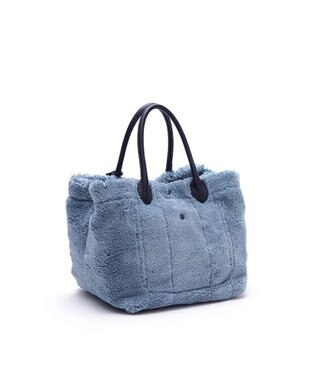 A.D.M.J. 【もこもこ】オスカー/コード刺しゅうキューブトート25cm(Dカン＋) BOSCO BLU