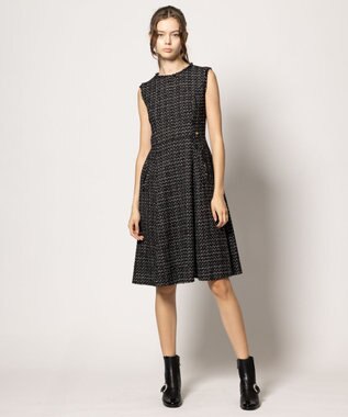 24年 TOCCA トッカ SMALL STAR ドレス ツイード ワンピース 00サイズあり・洗える】SMALL STAR ドレス / TOCCA