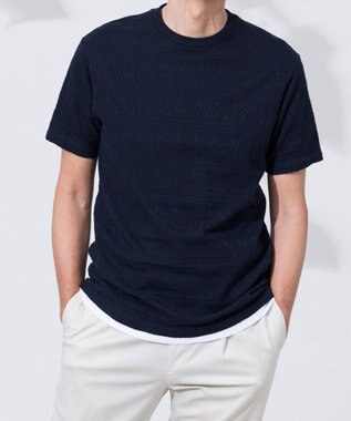 ONWARD Reuse Park メンズ商品【23区 HOMME】カットソー春夏 ネイビー