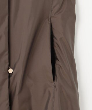 自由区 S ADSシャンブレータフタ ダウンコート ダークブラウン系