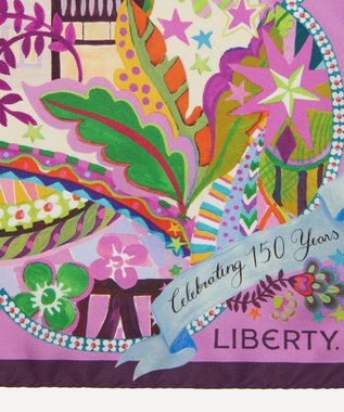 LIBERTY. リバティ ステージ 45x45 シルクスカーフ マルチカラー