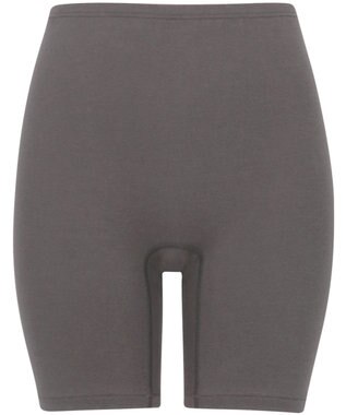 Wing あったかインナー オーガニックコットン混 やわらかくやさしい肌ざわり 【綿の贅沢オーガニック】 綿混 ボトム 3分丈 秋 冬 ER4331 ウイング／ワコール グレー