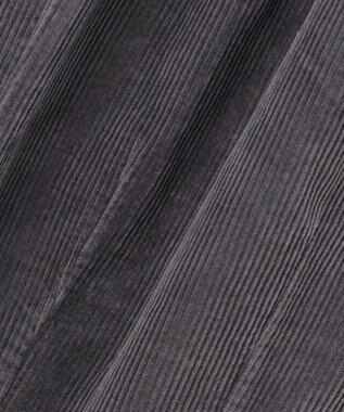 J.PRESS YORK STREET 【UNISEX】コーデュロイ 2タックワイドパンツ ライトグレー系