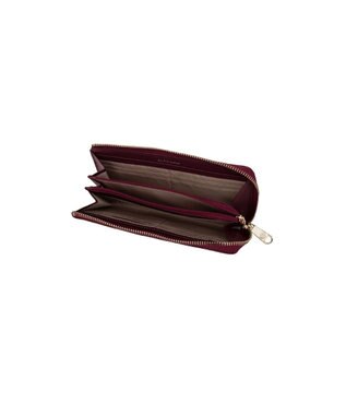 CLATHAS アクシオン Lファスナー長財布 ダークレッド