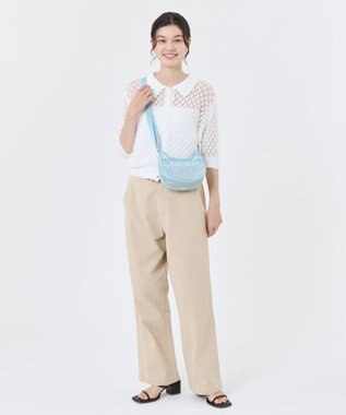 LeSportsac MINI HOBO CROSSBODY/アクアブルーシャイン アクアブルーシャイン
