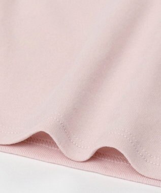 Wing インナー 綿100％(身生地) 接触冷感 【綿100％ シャリ感タイプ】 3分袖 半袖 春 夏 EL6363 ウイング／ワコール ピンク