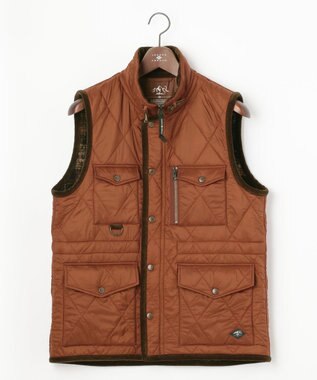 JOSEPH ABBOUD MOUNTAIN 【UNISEX】軽量/中綿 ダブルフェイス ベスト キャメル系