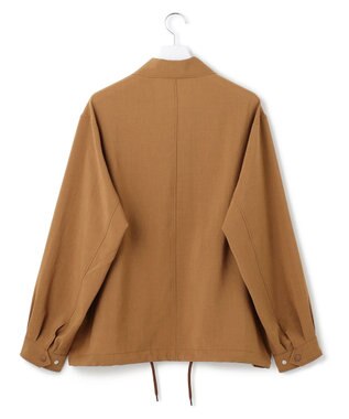 J.PRESS YORK STREET 【UNISEX】リネンライク コーチジャケット ブラウン系