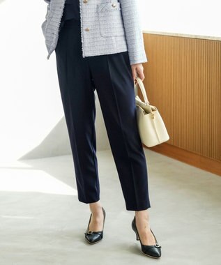 ANY SIS L 【セットアップ対応】セレモニーダブルクロス テーパードパンツ