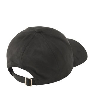 MOONBAT FURLA(フルラ)横刺繍スエード キャップ UVカット ブラック