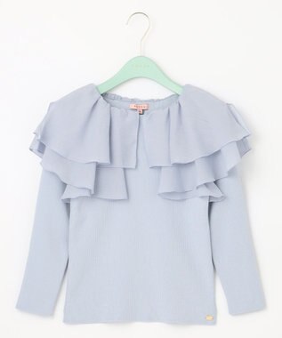 TOCCA 【洗える！】VOYAGE FRILL トップス スカイブルー系