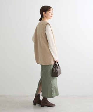 Green Parks ＢＰ　パイピングライトボアベスト Gray Beige