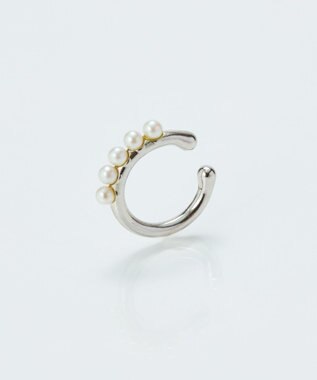 Phoebe 【金属アレルギー対応】パールフローイヤーカフ　シルバー/ニッケルフリー