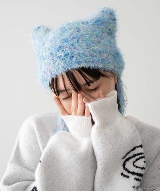 WEGO シャギーネコミミバラクラバ サックス