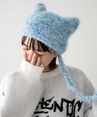 WEGO シャギーネコミミバラクラバ サックス