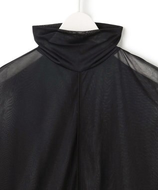 ICB L 【WEB＆一部店舗限定】SheerSerika ハイネックプルオーバー ブラック系