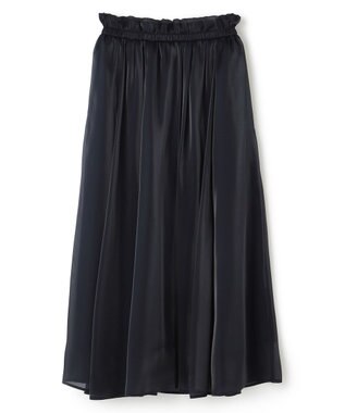 uncrave 【手洗い可】ブライトシャンブレー スカート（uncrave STANDARD） ネイビー