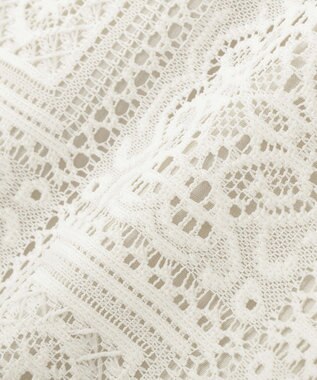 AMERICAN HOLIC 【2点セット】ロングレースジレ+サロペット Off White