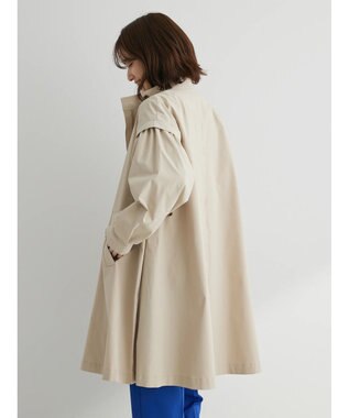 Green Parks 花粉防止　袖タックコート Beige