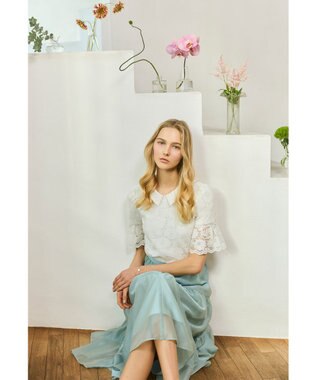 TOCCA LACE DREAMLET レースカットソー ホワイト系