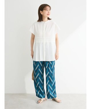 Green Parks プリーツヘムタックチュニック Off White