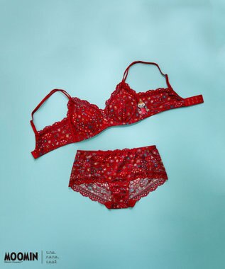 une nana cool 【MOOMIN × une nana cool 】 特別な日以外の364日つけたくなるブラ 364 レース EN