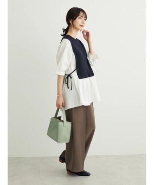 Green Parks テレコドッキングチュニック２ Black