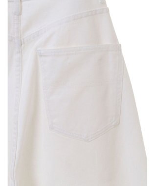 CRAFT STANDARD BOUTIQUE ホワイトデニムハイウエストワイドパンツ White