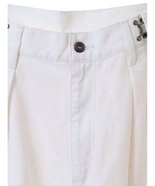 CRAFT STANDARD BOUTIQUE ホワイトデニムハイウエストワイドパンツ White