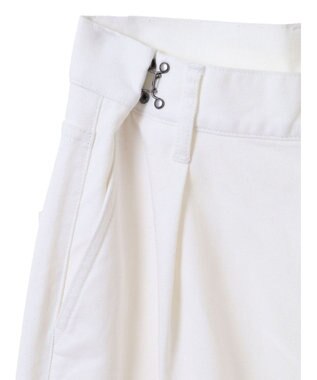 CRAFT STANDARD BOUTIQUE ホワイトデニムハイウエストワイドパンツ White