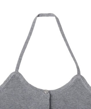 CRAFT STANDARD BOUTIQUE ホルターネックニットベスト Gray Mixture
