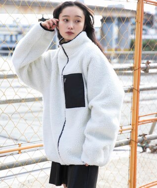 WEGO ボアブルゾン ホワイト