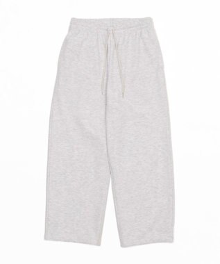 WEGO 【ユニセックス着用ITEM/MLサイズ展開/ウエストゴム】ボンディングスウェットパンツ アッシュグレー