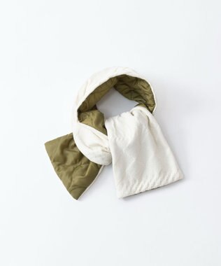 TRICOTE BUMPY REVERSIBLE SCARF／凹凸リバーマフラー 80IVORY