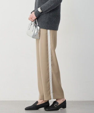 ICB L ベルベットライン トラックワイドパンツ