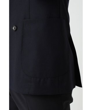 DAKS ウールダブルブレストブレザー ラベンダー