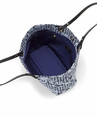 TOPKAPI 【TREASURE TOPKAPI】ジャガード生地 総柄 A4 トートバッグ ブルー