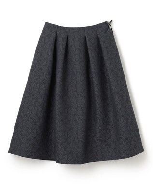 TOCCA 【WEB限定カラーあり】【消臭・洗える】RIBBON LABYRINTH JACQUARDスカート ブラック系