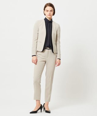 BEIGE， CINDY / ダブルカラージャケット Sand × Black