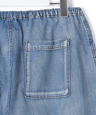 J.PRESS YORK STREET 【WOMEN】ライトダンガリー リラックスワイド パンツ ダルブルー系