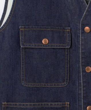 JOSEPH ABBOUD MOUNTAIN 【軽量/テーム・ヤルヴィコラボ】INDIGO×CORDURA デニム ベスト ネイビー系