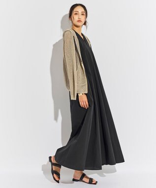 BEIGE， OPTICAL / ニットパーカー Flax